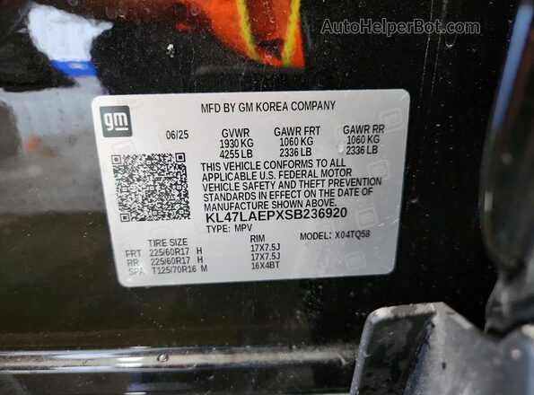 KL47LAEPXSB236920 2025 BUICK OTHER Black Widok komory silnika