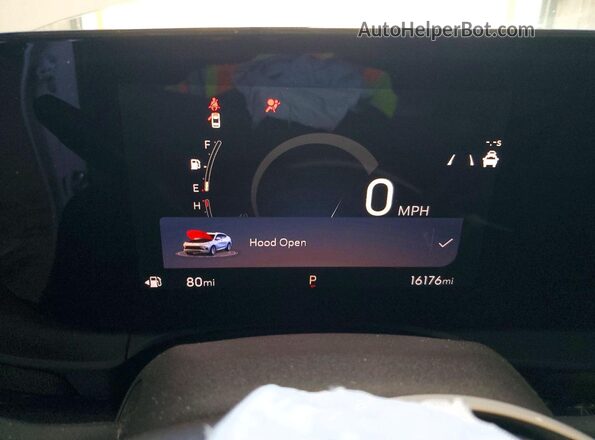 KL47LBEP2SB239302 2025 BUICK OTHER White Instrument cluster view