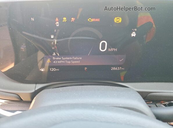 KL47LBEP3SB225389 2025 BUICK OTHER Gray Вид щитка приладів