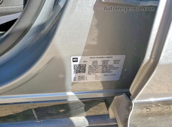 KL47LBEPXSB074227 2025 BUICK OTHER Silver Вид наклейки з VIN-кодом