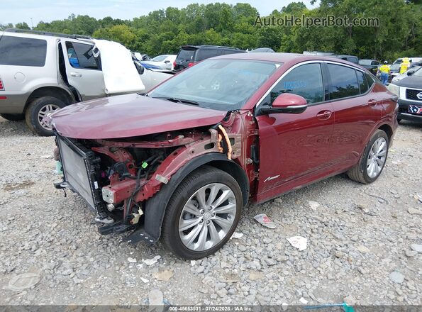 KL47LCE25RB148013 2024 BUICK OTHER Maroon წინა მარცხენა ხედი სამი მეოთხედიდან