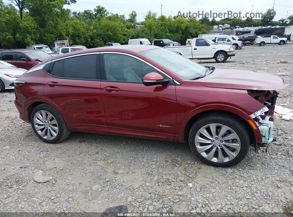 KL47LCE25RB148013 2024 BUICK OTHER Maroon უკანა სალონის ხედი