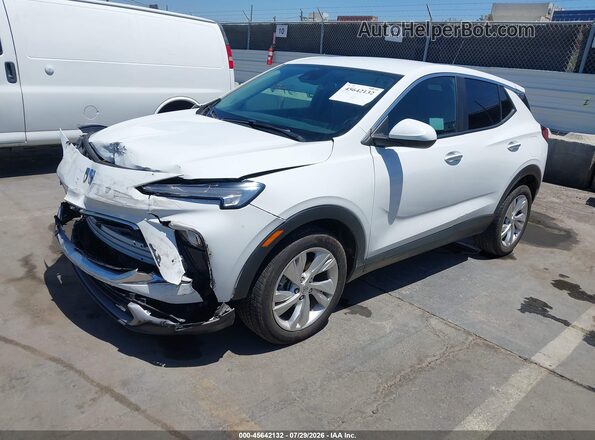 KL4AMBS22RB088855 2024 BUICK ENCORE White Vista tres cuartos delantera izquierda