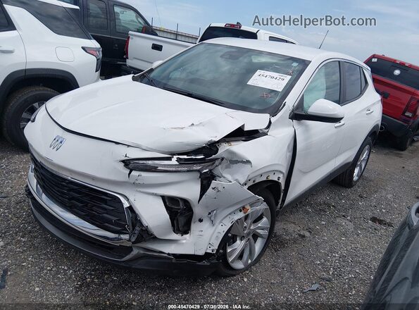 KL4AMBS25RB085674 2024 BUICK ENCORE White Передня ліва чверть