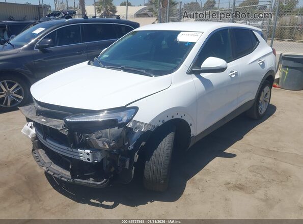 KL4AMBS29RB137694 2024 BUICK ENCORE White Передня ліва чверть