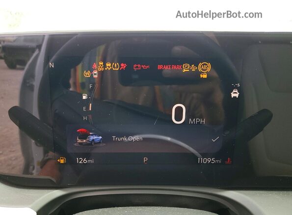 KL4AMBSL2TB004629 2026 BUICK ENCORE White Instrument cluster view