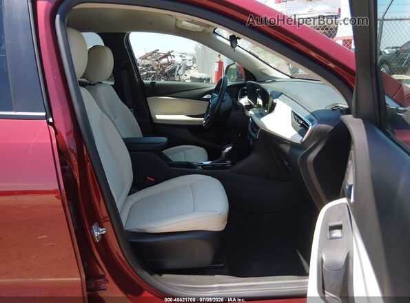 KL4AMBSL9SB004223 2025 BUICK ENCORE Maroon Widok wnętrza z przodu