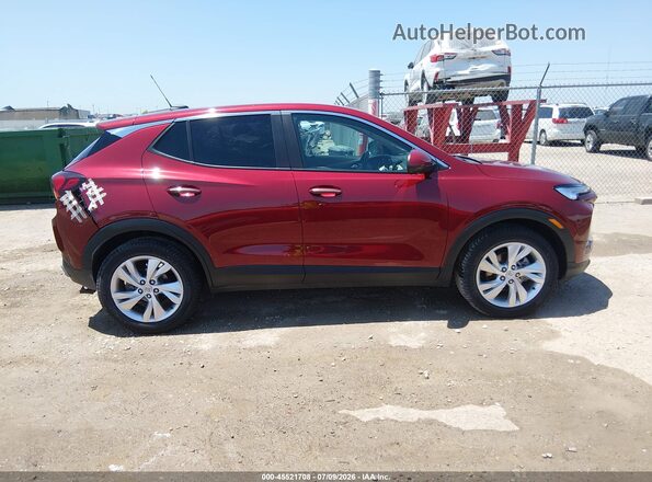 KL4AMBSL9SB004223 2025 BUICK ENCORE Maroon Widok wnętrza z tyłu