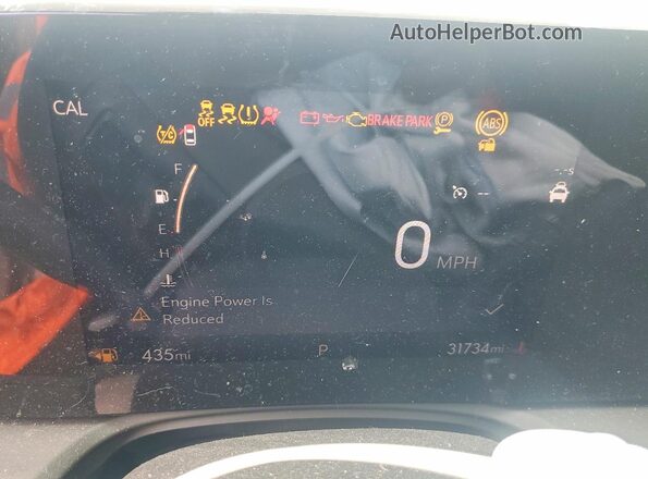KL4AMCSL3RB157776 2024 BUICK ENCORE Оранжевый Вид щитка приборов