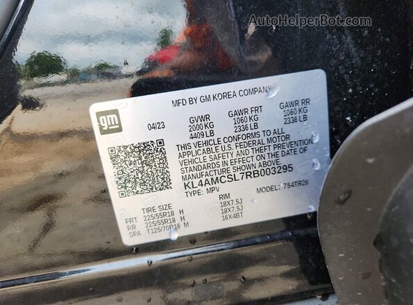 KL4AMCSL7RB003295 2024 BUICK ENCORE Black VIN կոդի պիտակի տեսք