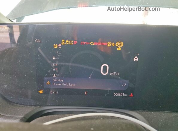 KL4AMCSL8SB153518 2025 BUICK ENCORE Gray Вид щитка приладів
