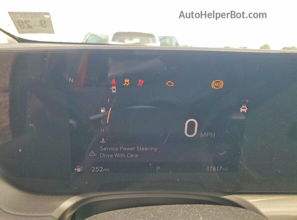 KL4AMDSL0SB016868 2025 BUICK ENCORE Gray Instrument cluster view