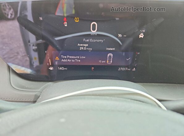 KL4AMDSL4RB105482 2024 BUICK ENCORE White Instrument cluster view