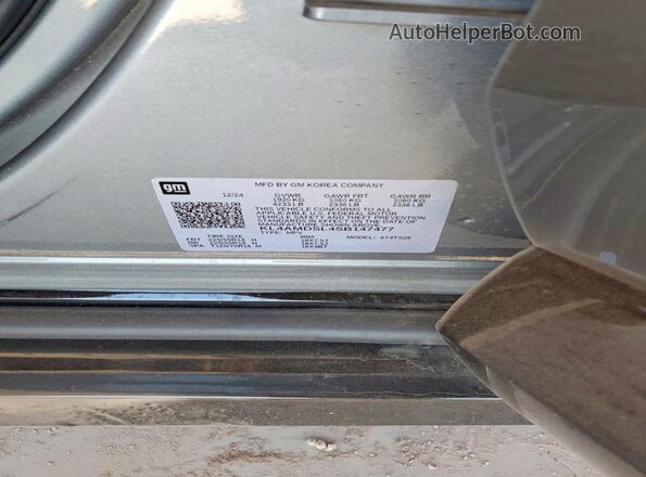 KL4AMDSL4SB147477 2025 BUICK ENCORE Gray ძრავის განყოფილების ხედი