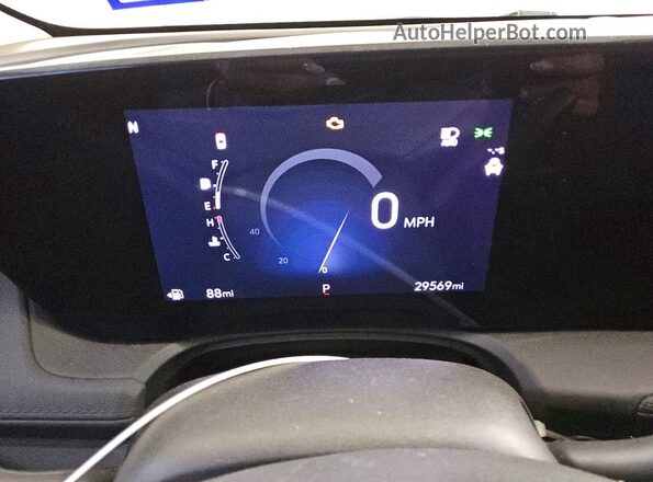 KL4AMDSL9RB180310 2024 BUICK ENCORE Black ხელსაწყოთა პანელის ხედი