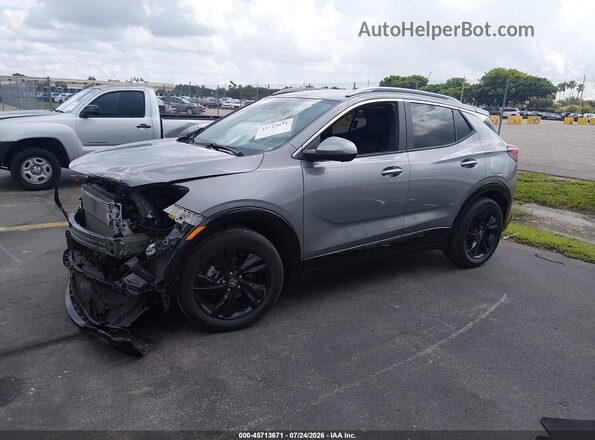KL4AMDSLXRB210558 2024 BUICK ENCORE Gray Առջևի ձախ երեք քառորդ տեսարան