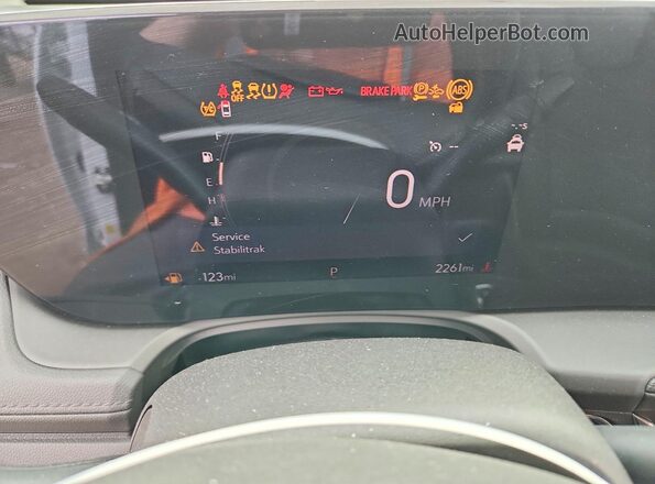 KL4AMESL9TB188081 2026 BUICK ENCORE White Instrument cluster view