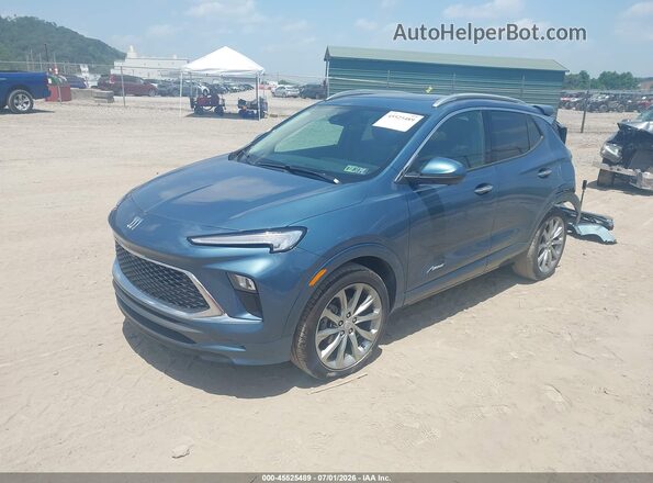 KL4AMFSL3RB004669 2024 BUICK ENCORE Blue Առջևի ձախ երեք քառորդ տեսարան