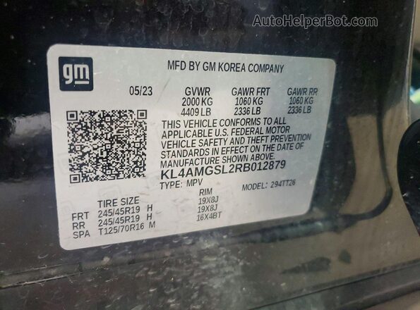 KL4AMGSL2RB012879 2024 BUICK ENCORE Black Շարժիչի բաժամունքի տեսք