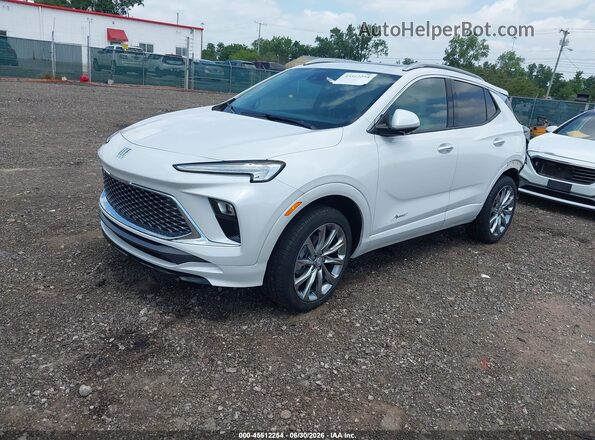 KL4AMGSL6RB023609 2024 BUICK ENCORE White Առջևի ձախ երեք քառորդ տեսարան