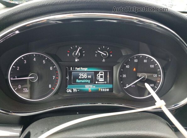 KL4CJ1SB0JB707971 2018 BUICK ENCORE Белый Вид щитка приборов
