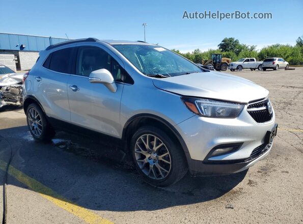 KL4CJ1SB1JB528886 2018 BUICK ENCORE Silver Front right