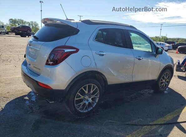 KL4CJ1SB1JB528886 2018 BUICK ENCORE Silver Rear right
