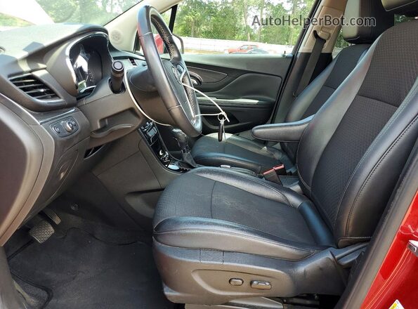 KL4CJ1SB2JB522272 2018 BUICK ENCORE Red წინა სალონის ხედი