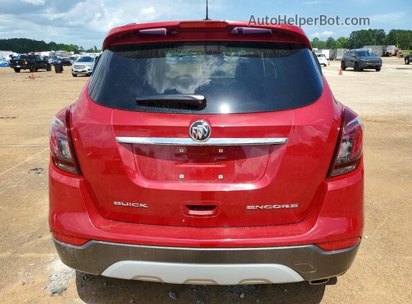 KL4CJ1SB2JB522272 2018 BUICK ENCORE Red უკანა ხედი