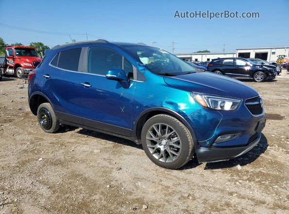 KL4CJ1SB3KB913481 2019 BUICK ENCORE Blue Delantero derecho