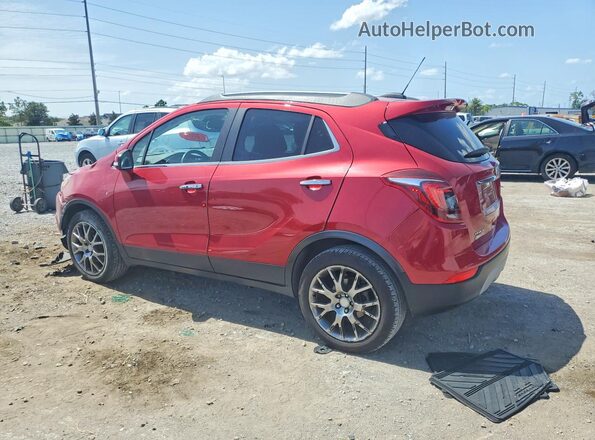 KL4CJ1SB4HB033320 2017 BUICK ENCORE Burgundy Trasero izquierdo