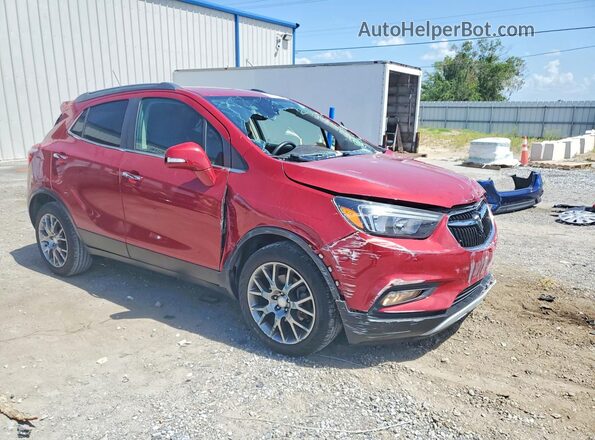 KL4CJ1SB4HB033320 2017 BUICK ENCORE Burgundy Delantero derecho