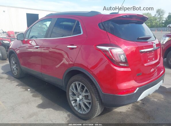 KL4CJ1SB5KB914812 2019 BUICK ENCORE Red Rear left