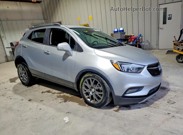 KL4CJ1SB6KB900143 2019 BUICK ENCORE Серебряный Передняя правая четверть