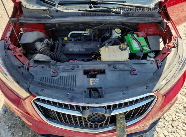 KL4CJ1SB7KB714126 2019 BUICK ENCORE Red Widok komory silnika