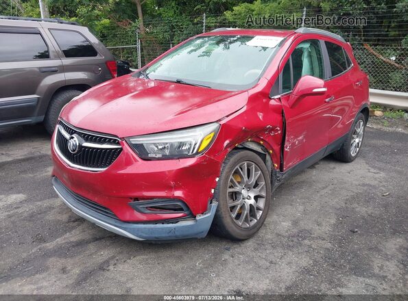 KL4CJ1SBXHB200084 2017 BUICK ENCORE Red Vista tres cuartos delantera izquierda