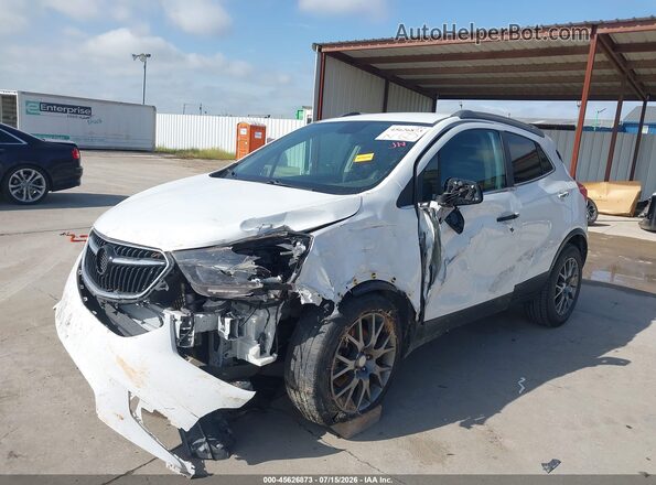 KL4CJ1SBXKB735648 2019 BUICK ENCORE White Передня ліва чверть
