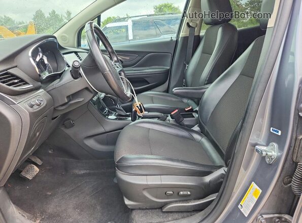 KL4CJ1SBXKB741868 2019 BUICK ENCORE Серый Вид салона спереди