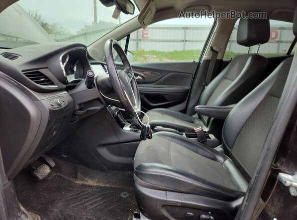 KL4CJ2SB0HB230894 2017 BUICK ENCORE Черный Вид салона спереди