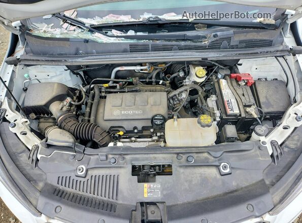 KL4CJ2SB0JB655537 2018 BUICK ENCORE White ძრავის განყოფილების ხედი