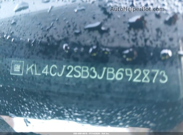 KL4CJ2SB3JB692873 2018 BUICK ENCORE White Widok komory silnika