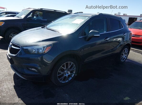 KL4CJ2SB4JB610293 2018 BUICK ENCORE Silver Передня ліва чверть