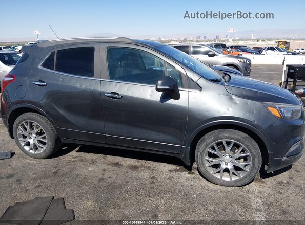 KL4CJ2SB4JB610293 2018 BUICK ENCORE Silver Вид задньої частини салону