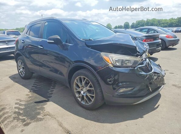 KL4CJ2SB5JB546457 2018 BUICK ENCORE Черный Передняя правая четверть