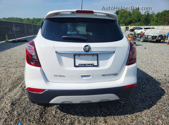 KL4CJ2SB5KB768353 2019 BUICK ENCORE White Вид ззаду