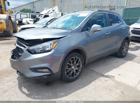 KL4CJ2SB9KB830451 2019 BUICK ENCORE Gray Передня ліва чверть