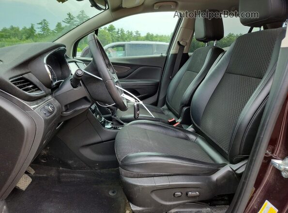 KL4CJ2SBXHB259531 2017 BUICK ENCORE Burgundy Вид салону спереду