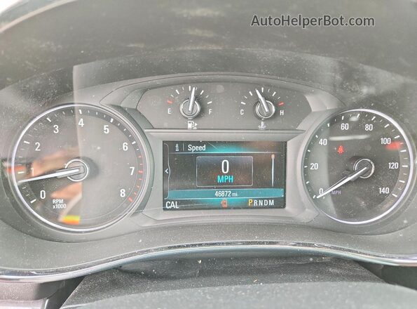 KL4CJ2SBXHB259531 2017 BUICK ENCORE Burgundy Вид щитка приладів