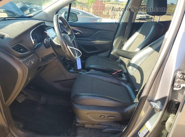 KL4CJ2SBXKB803422 2019 BUICK ENCORE Gray წინა სალონის ხედი