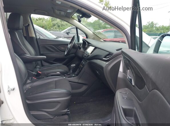 KL4CJ3SB9JB549237 2018 BUICK ENCORE White წინა სალონის ხედი